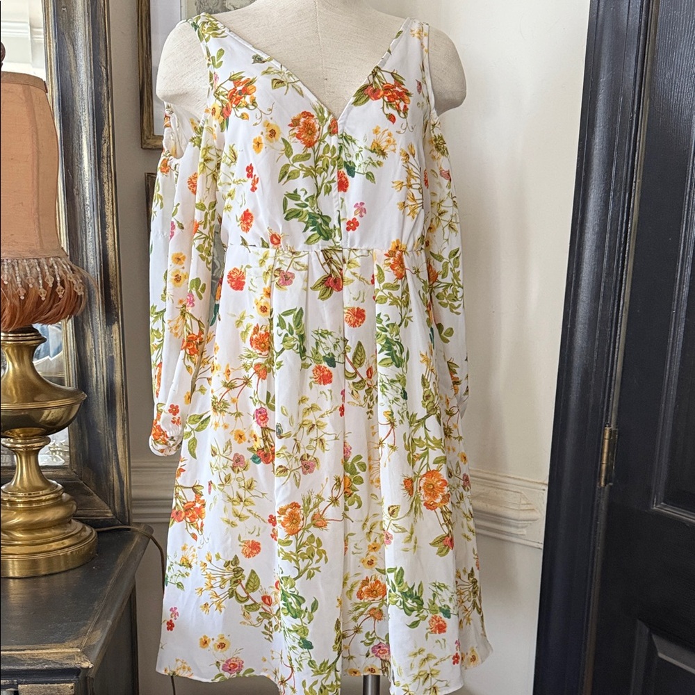 Disney Alice in Wonderland Day Dreamer Cold Shoulder Dress - Picture 7 of 7